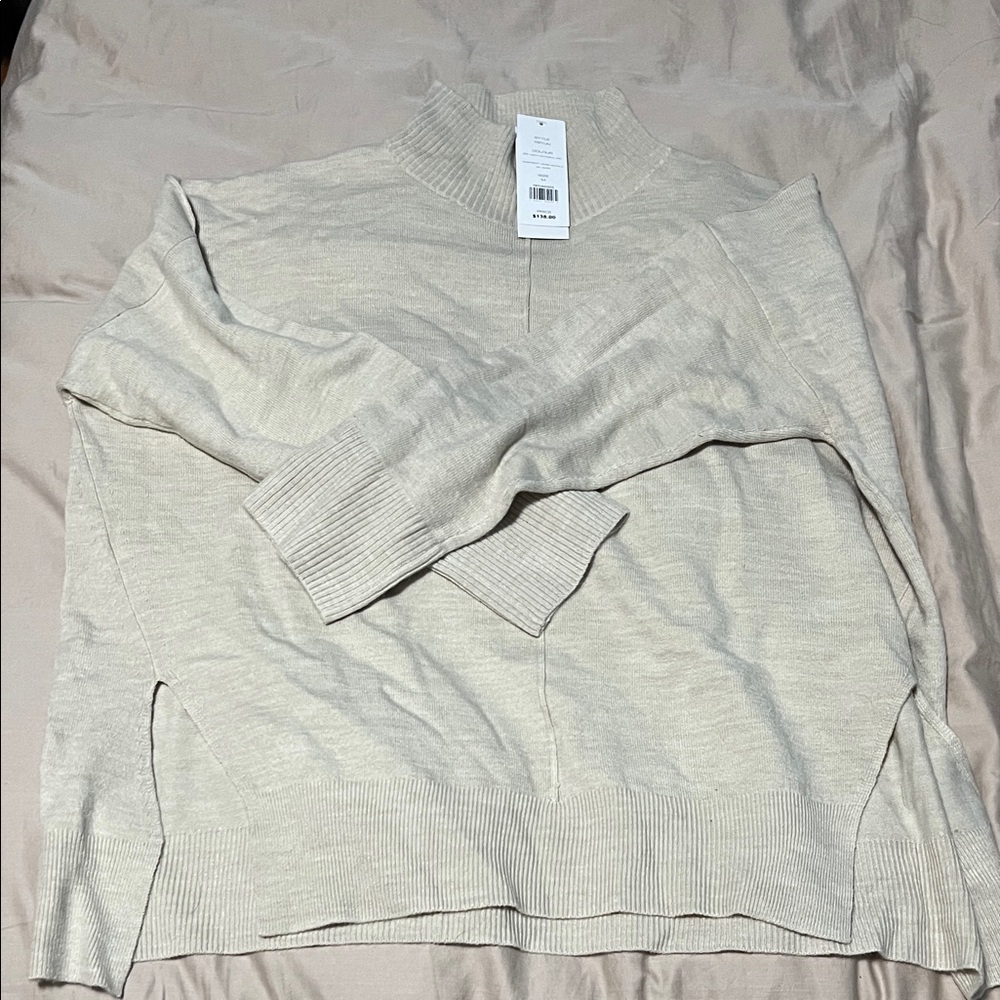 French Connection Cream Turtleneck Sweater
